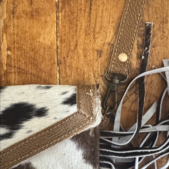 Myra Bag Cowhide Crossbody Purse - Picture 6 of 7